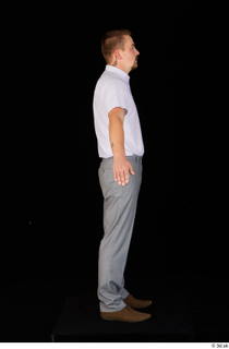  Oris brown shoes business dressed grey trousers standing white shirt whole body 0015.jpg
